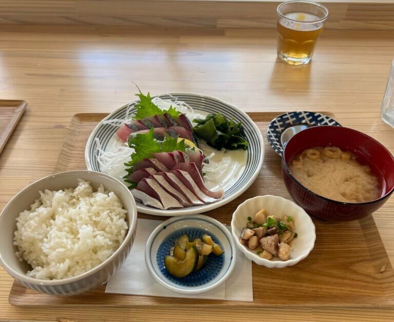 窪津さば定食全体の写真