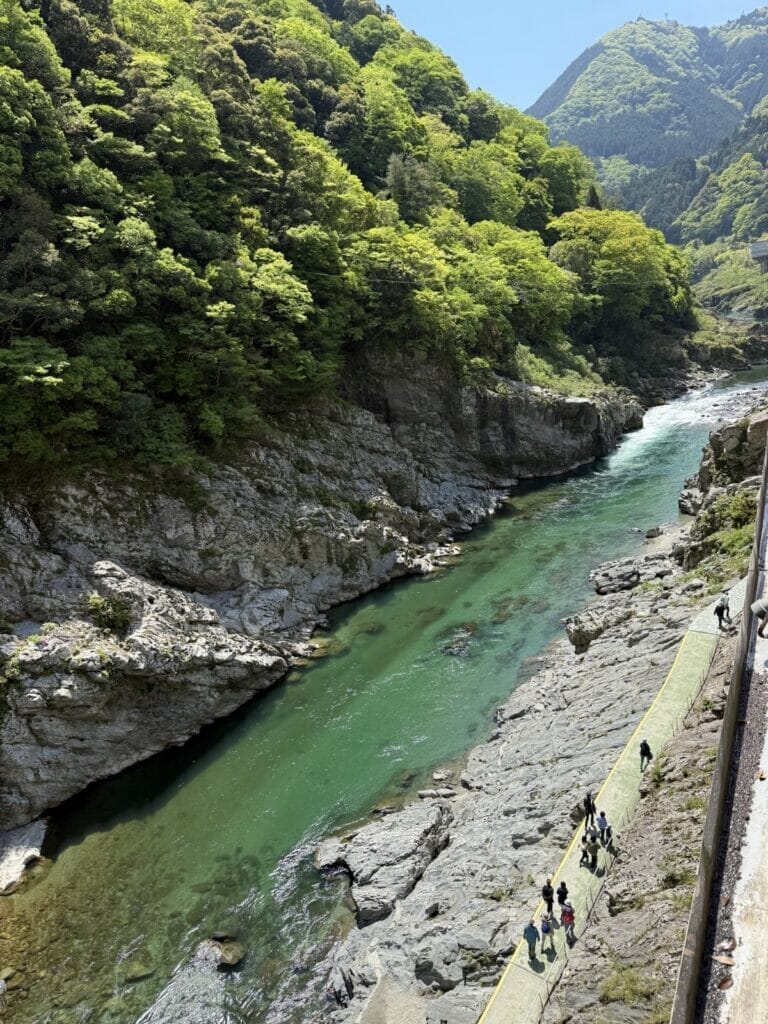 吉野川の渓谷美