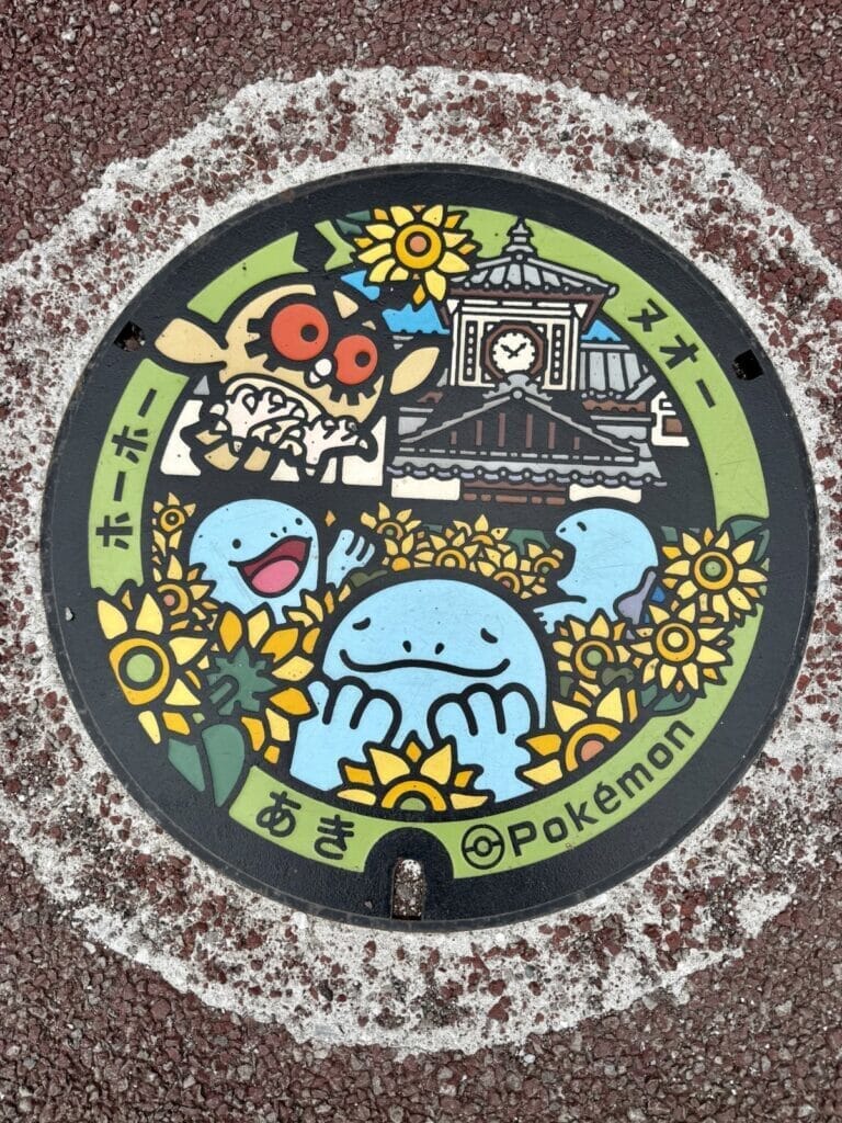 安芸市マンホールの写真